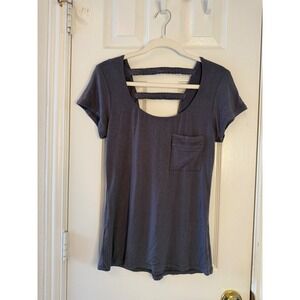 Sky Made‎ USA Boutique Top Large Braided Back Butter Soft $138 Retail